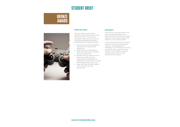 CREST Bronze Design a game controller | CREST Awards