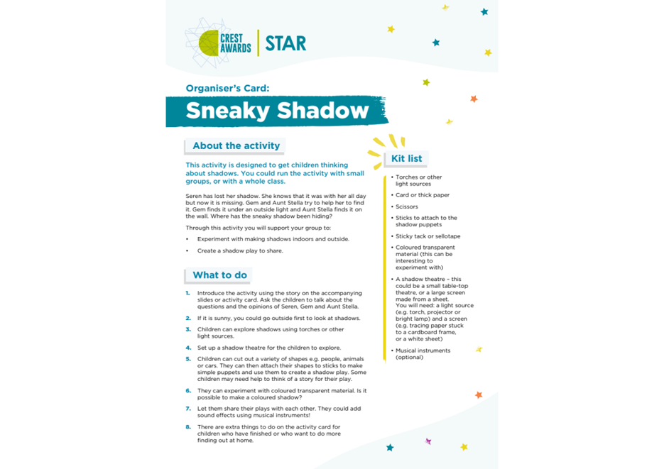 CREST Star Sneaky Shadow | CREST Awards