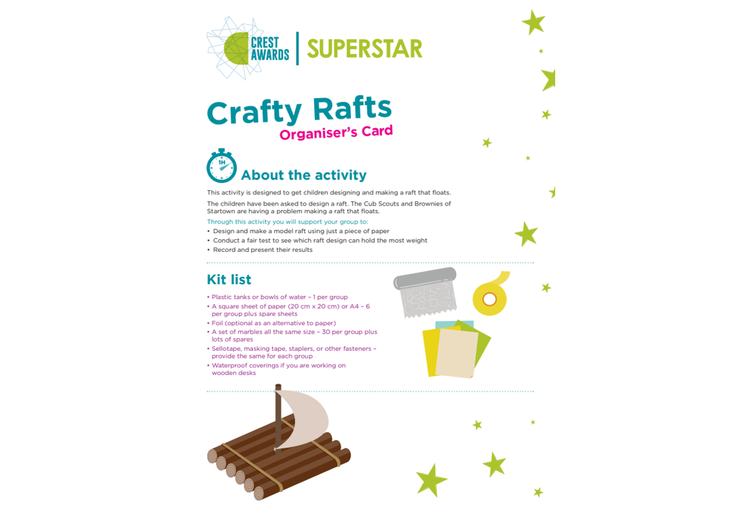 CREST SuperStar Crafty Rafts | CREST Awards