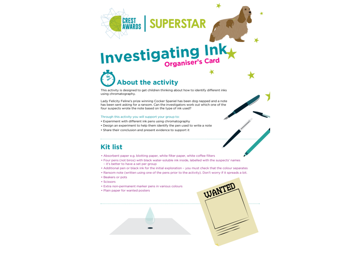 CREST SuperStar Investigating Ink | CREST Awards