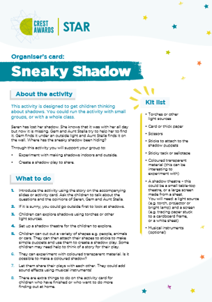 CREST Star Sneaky Shadow - editable version SEND | CREST Awards