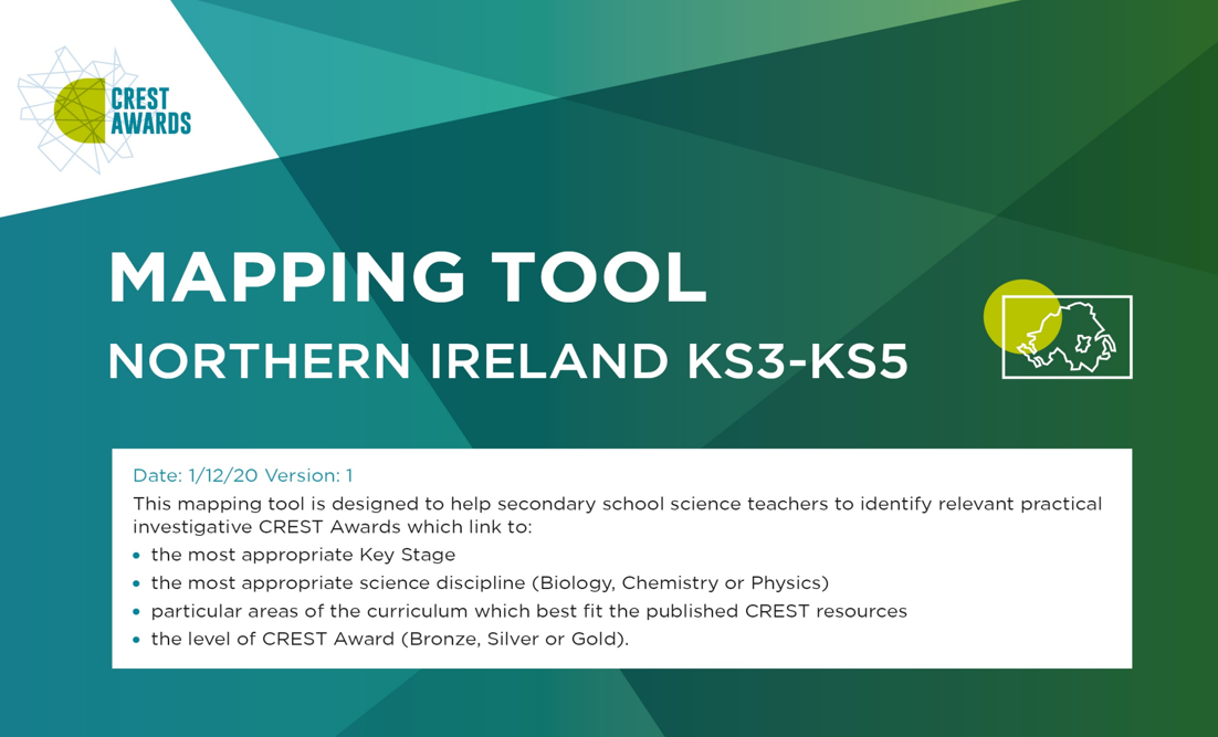 CREST Secondary curriculum mapping - Secondary Curriculum Mapping Northern Ireland Cover 
