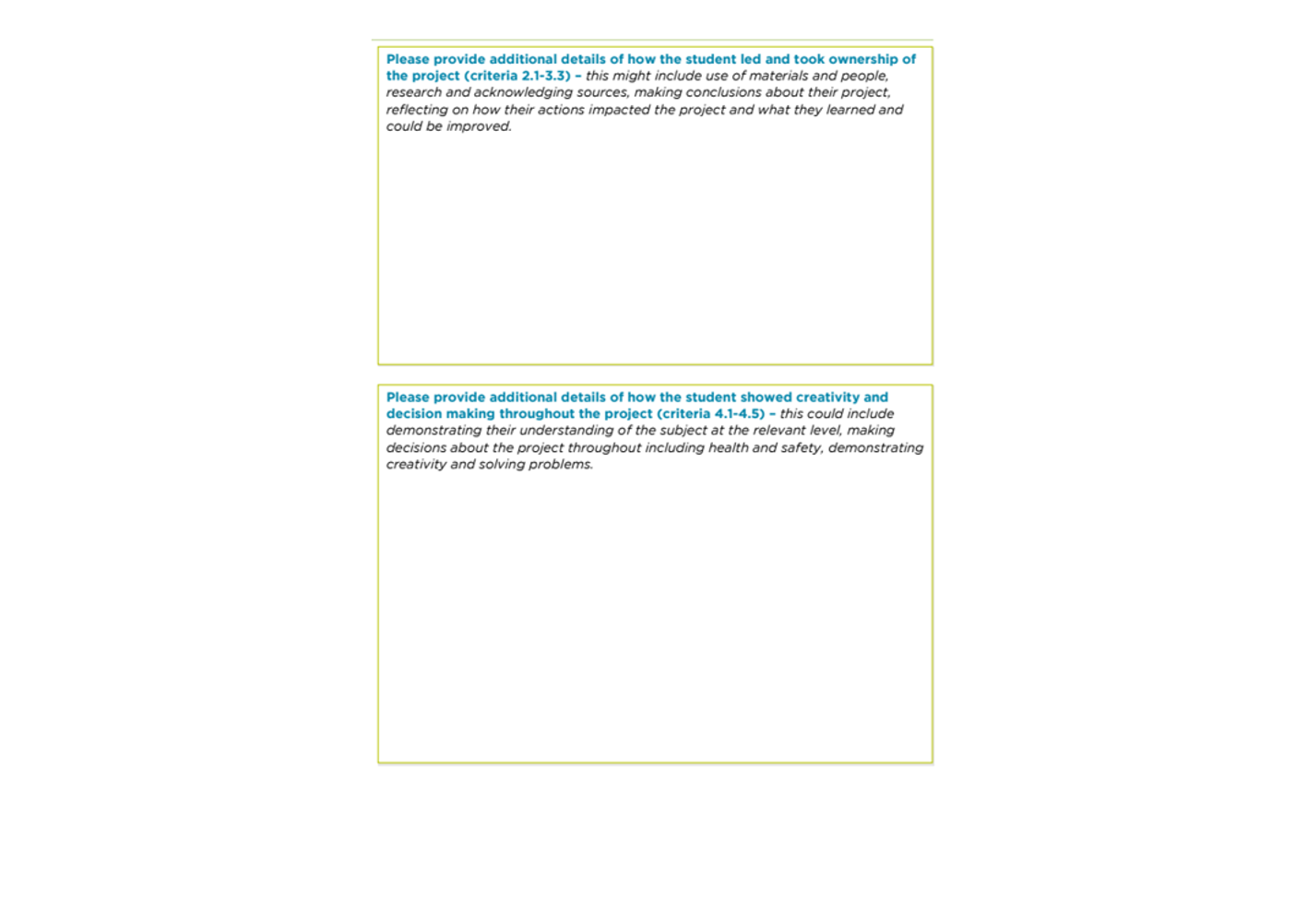 Apprentice Evidence Form CREST Bronze SEND evidence form | CREST Awards