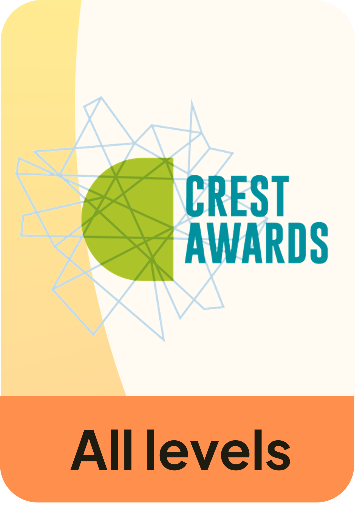 CREST Awards logo and all levels suitability