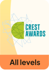 CREST Awards logo and all levels suitability