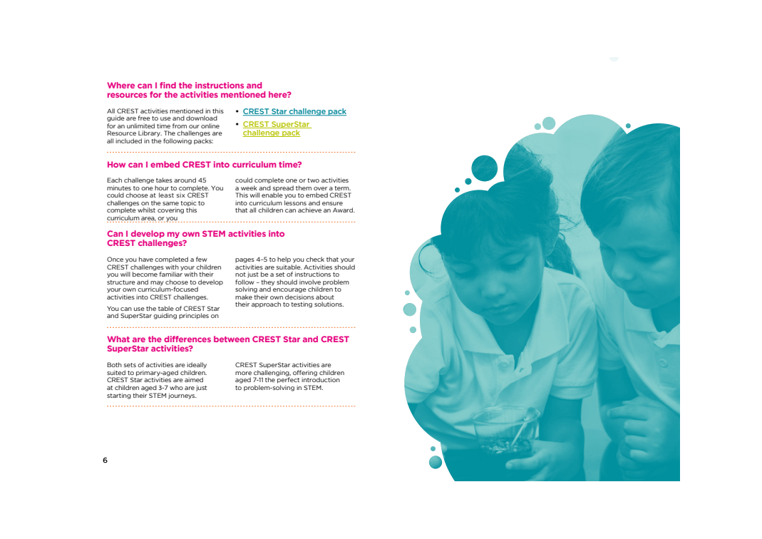 Using CREST Awards to support the primary curriculum | CREST Awards