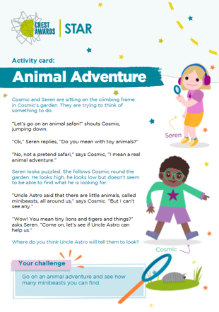 Animal Adventure Project Card Cover Image