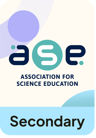 Association for Science Education logo and secondary suitability