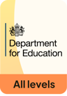 Department for Education logo and all levels suitability